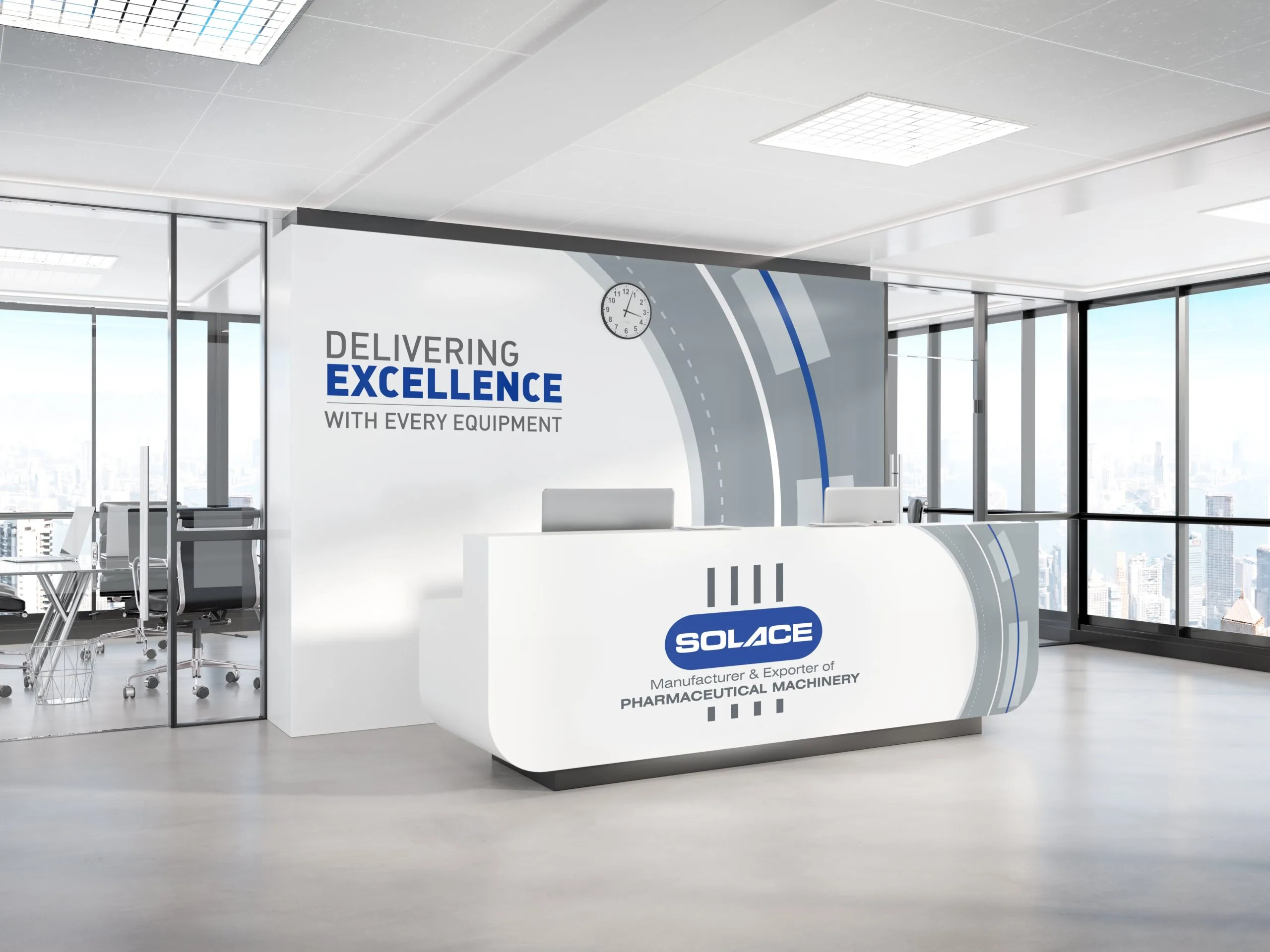 Solace — manufacturing marketing collateral by Trizone