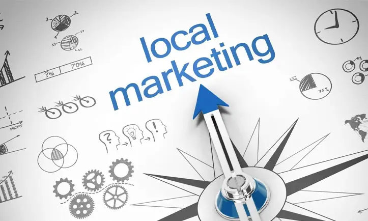 Compass pointing to local marketing — Trizone local digital marketing focus