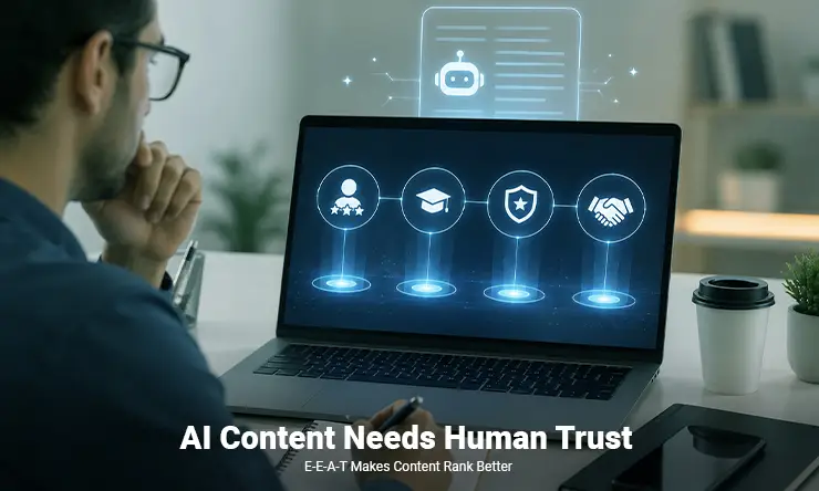Why AI content needs E-E-A-T to build trust and rank in 2026
